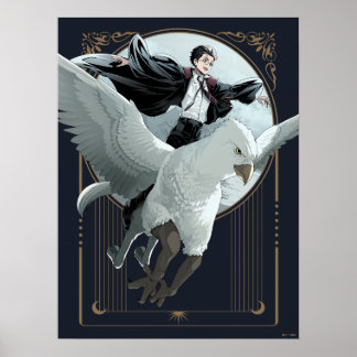 Affiche Vol Anime HARRY POTTER™ avec Buckbeak
