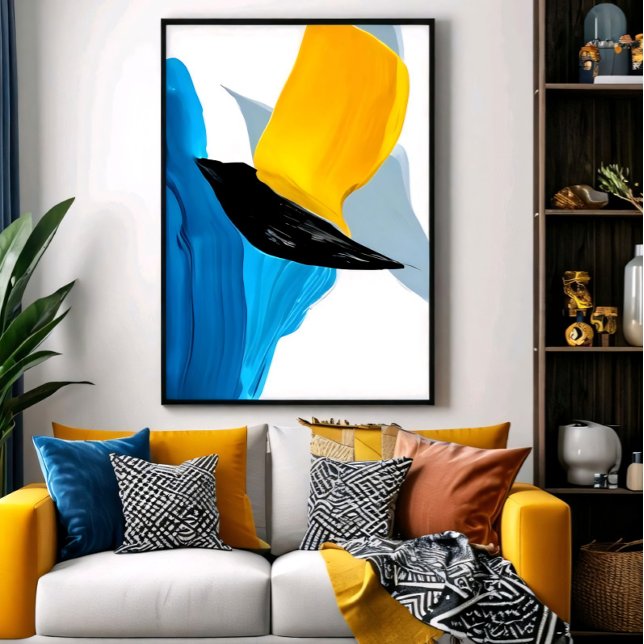 Affiche Vol de Abstrait (Créateur téléchargé)