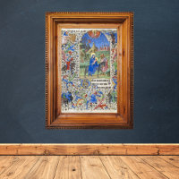 Vol de la Sainte Famille en Egypte Manuscrit médié