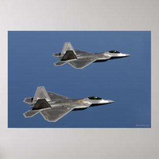 Affiche Vol F-22 Raptor