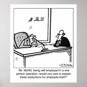 Affiche Vol indépendant et des employés