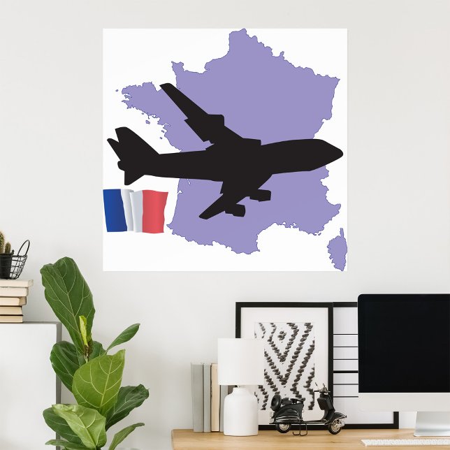 Affiche Vol vers la France (Créateur téléchargé)
