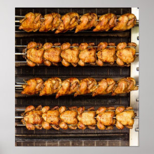 Affiche Volailles Cuisine grill
