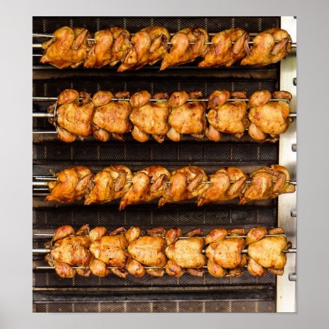 Affiche Volailles Cuisine grill (Devant)