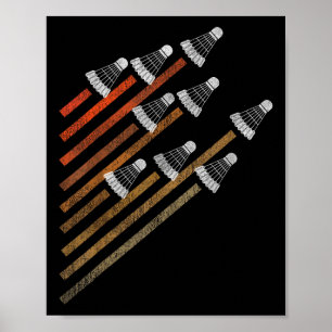 Affiche Volant de badminton