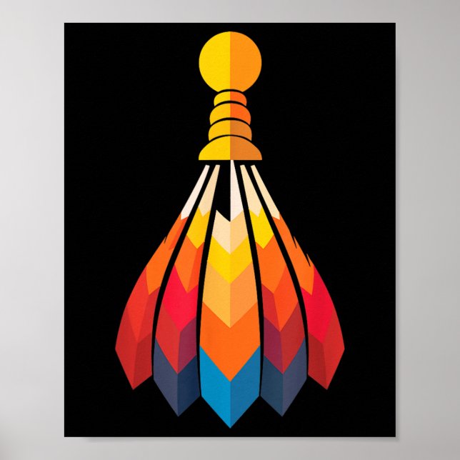 Affiche Volant de badminton (Devant)