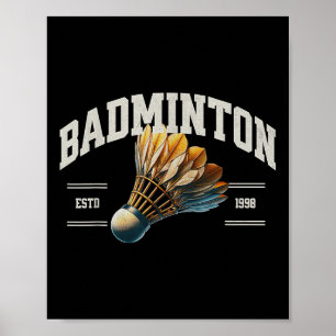 Affiche Volant de badminton