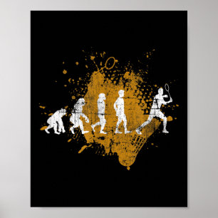 Affiche Volant de badminton Badminton Player Evolution