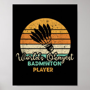 Affiche Volant de badminton Ball Sports Tennis Sert
