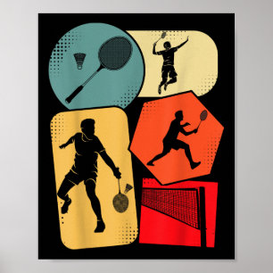 Affiche Volant de badminton Enfants Garçons Jeunes Hommes