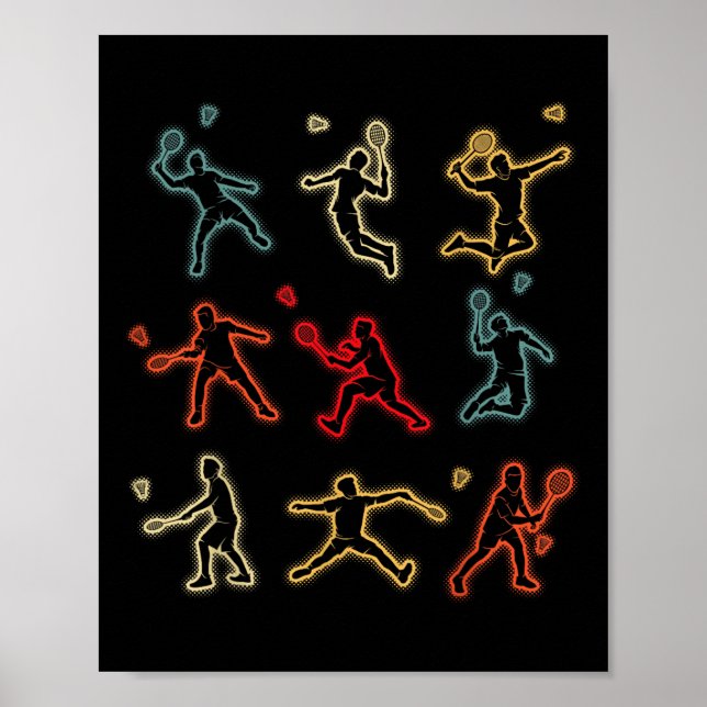 Affiche Volant de badminton Enfants Jeunes Garçons (Devant)