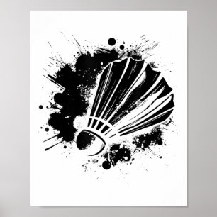 Affiche Volant de badminton Racket Sports