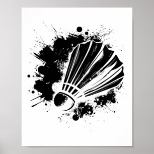 Affiche Volant de badminton Racket Sports