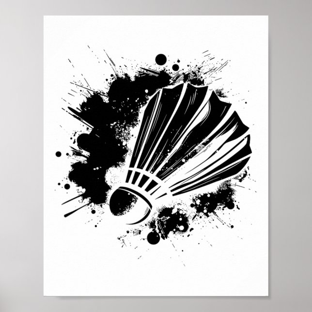 Affiche Volant de badminton Racket Sports (Devant)