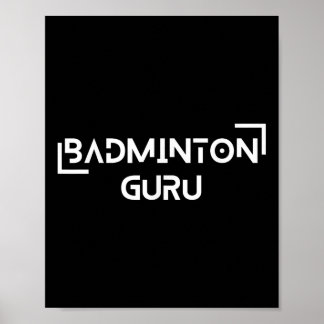 Affiche Volant de badminton Racket Sports Champion Stratég