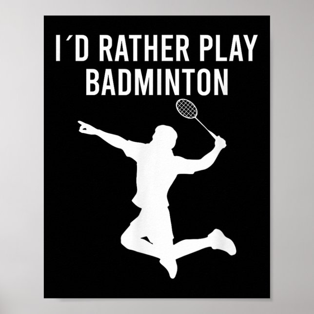 Affiche Volant de badminton Sayings (Devant)
