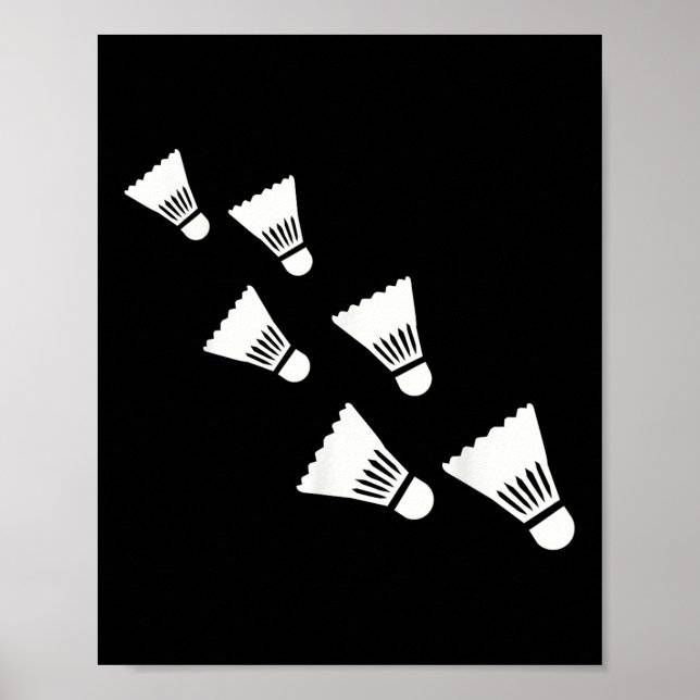Affiche Volants de badminton  (Devant)