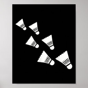 Affiche Volants de badminton
