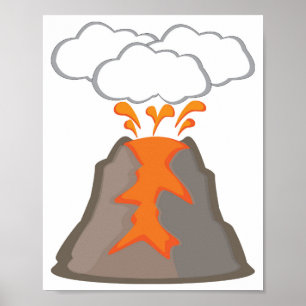 Affiche Volcan