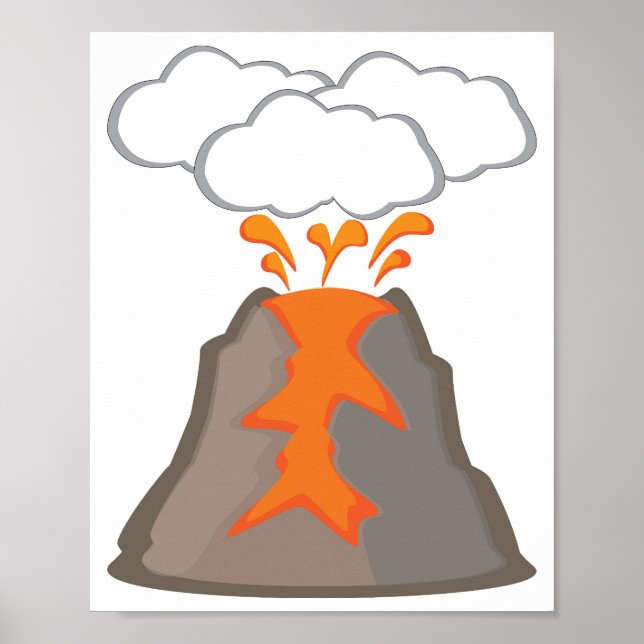 Affiche Volcan (Devant)