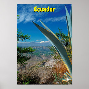 Affiche Volcan Cotopaxi, Equateur