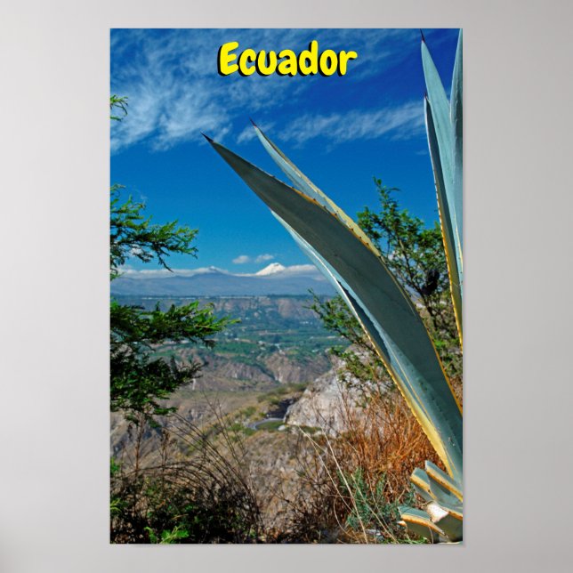 Affiche Volcan Cotopaxi, Equateur (Devant)