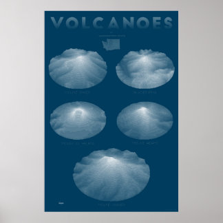 Affiche Volcan de Washington