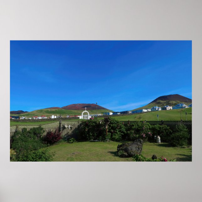 Affiche Volcan du jardin (Devant)