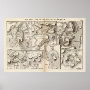 Affiche Volcaniques de laques