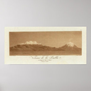 Affiche Volcans de Mexico