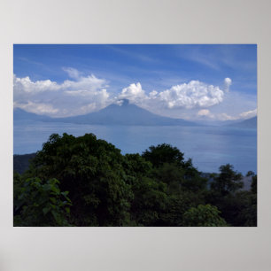 Affiche Volcans du lac Atitlan