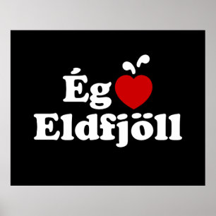 Affiche Volcans I Heart (Love) [Ég Elska Eldfjöll]