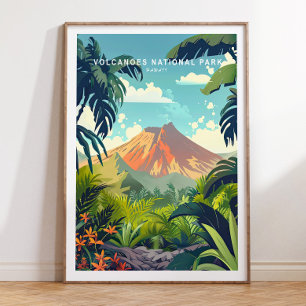 Affiche Volcans National Park Hawaii Poster, Volcans