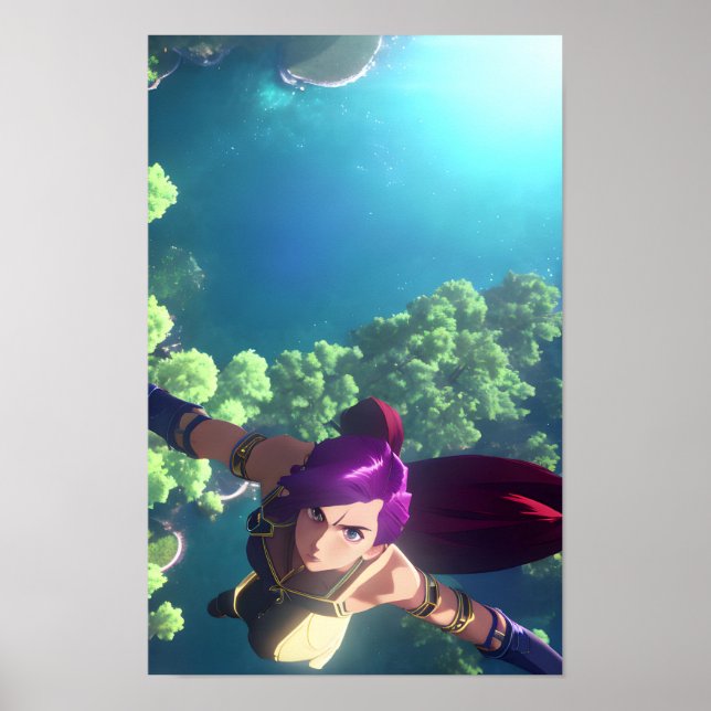 Affiche Voler dans le ciel (Devant)