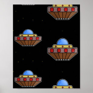 Affiche voler dans l'espace