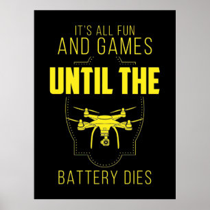Affiche Voler Drone Est Mon Jeu