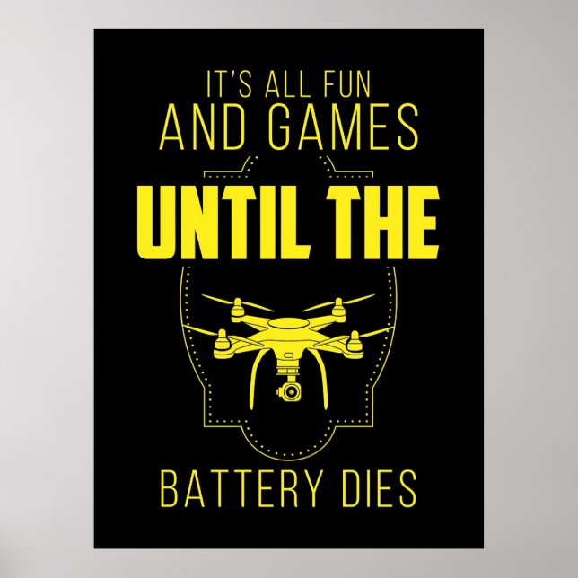 Affiche Voler Drone Est Mon Jeu (Devant)