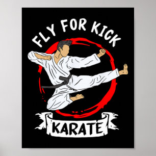 Affiche Voler Pour Kick Karate