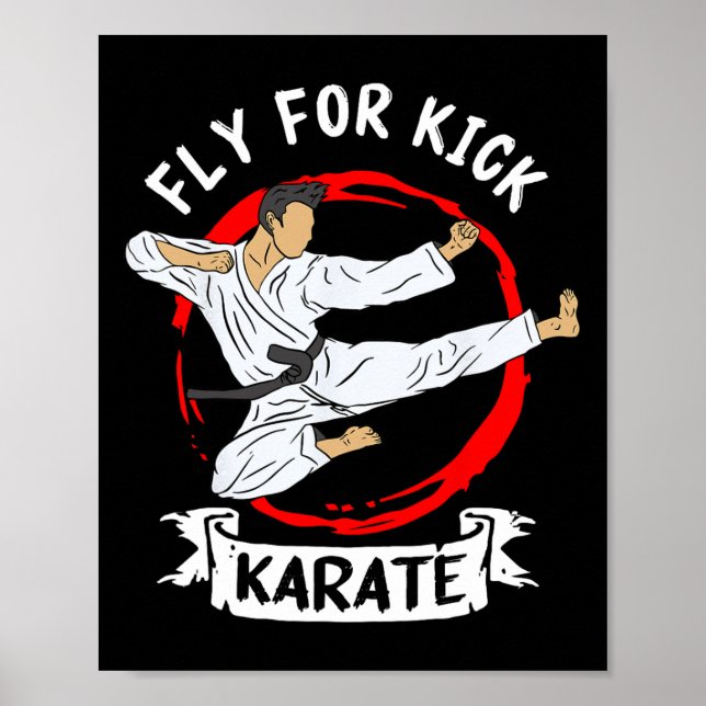 Affiche Voler Pour Kick Karate (Devant)
