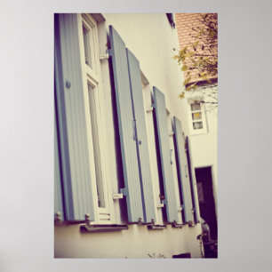 Affiche Volets bleus