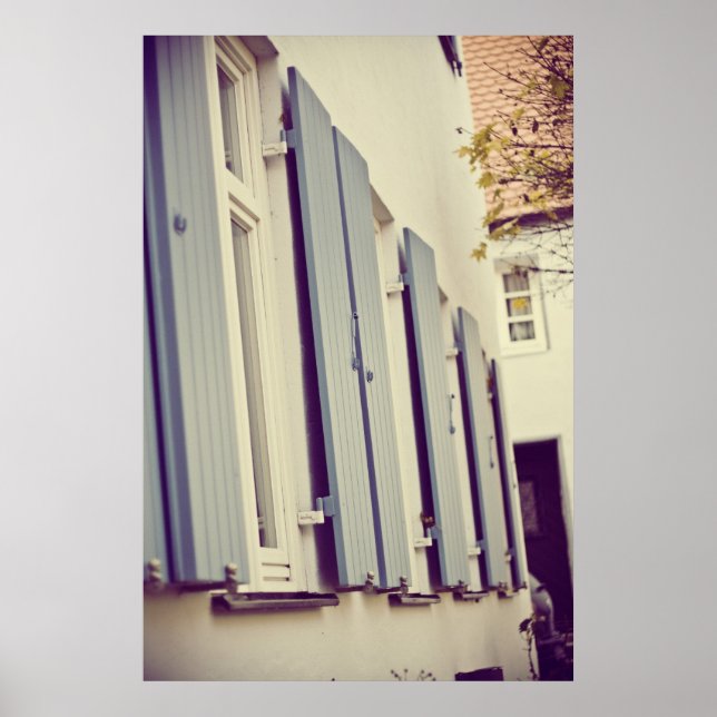 Affiche Volets bleus (Devant)