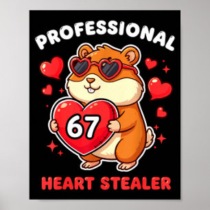 Affiche Voleur de cœur professionnel Saint-Valentin 67 Mem