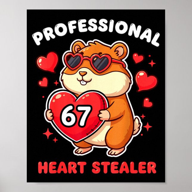 Affiche Voleur de cœur professionnel Saint-Valentin 67 Mem (Devant)