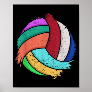 Affiche Volley-ball Art For Boys Girls
