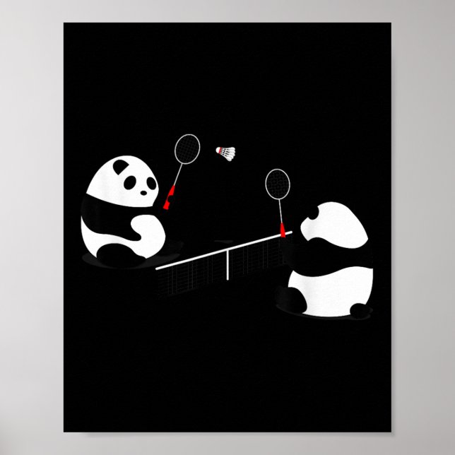 Affiche Volley Panda Badminton  (Devant)