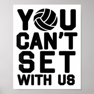 Affiche Volleyball S pour filles - Vous ne pouvez pas joue