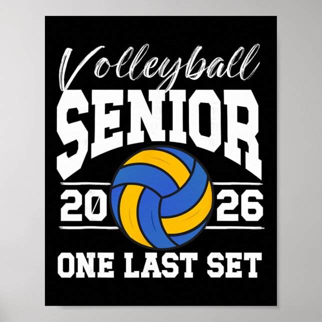 Affiche Volleyll Senior 2026 Un Dernier Set Volleyll Senio (Devant)