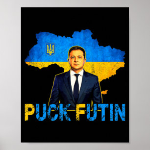 Affiche Volodymyr Zelensky Puck Futin Mème Je Me Trouve Av