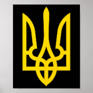 Affiche Volodymyr Zelenskyy Président ukrainien Fierté mil