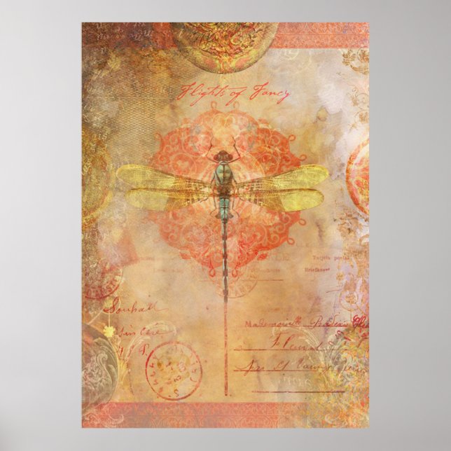 Affiche Vols d'affiche fantaisie (Devant)